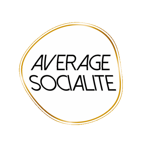 AverageSocialite giphygifmaker average socialite averagesocialite Sticker