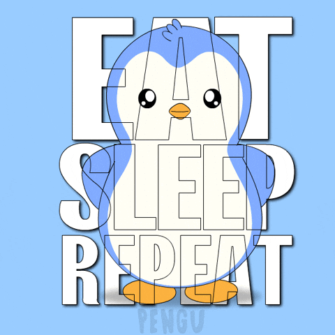 Loop Eating GIF by Pudgy Penguins