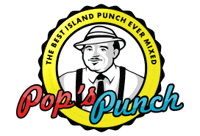 Rum Punch Bottle Sticker by Pop's Punch