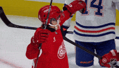 Happy Red Wings GIF by NHL