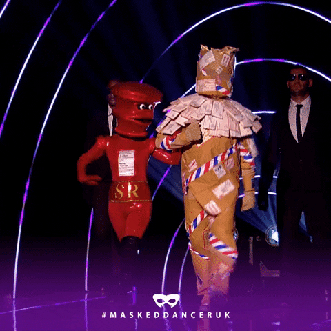 Dance Post GIF by The Masked Singer UK & The Masked Dancer UK