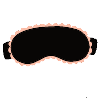 Sleep Mask Sticker by Ein guter Plan