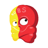 skalle nammi Sticker by BUBS Godis