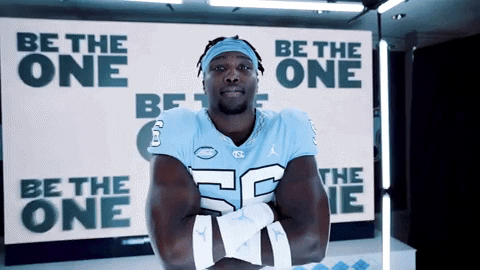 North Carolina Football GIF by UNC Tar Heels