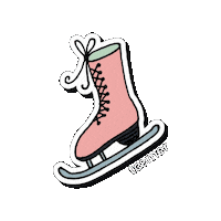 Winter Schlittschuh Sticker by teemer