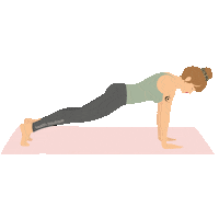 Downward Dog Yoga Sticker by bbbhealthboutique