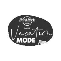 Musica Vacation Sticker by Hard Rock Hotel Madrid
