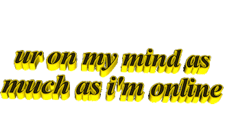 3d words i'm online Sticker by AnimatedText