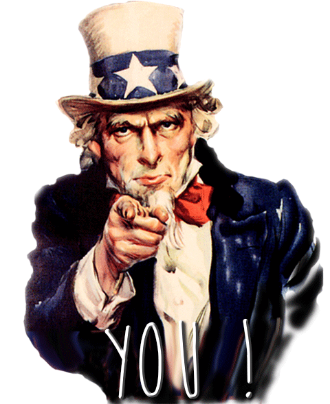 Uncle Sam Love Sticker by joelremygif