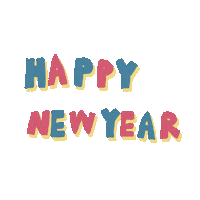 moni_today happy new colorful newyear Sticker