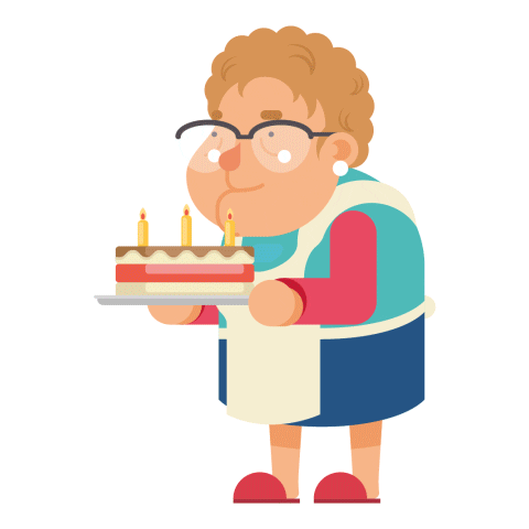 getbaff giphyupload birthday surprise cake Sticker
