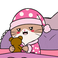 Rest Well Good Night Sticker by Silly Kitties