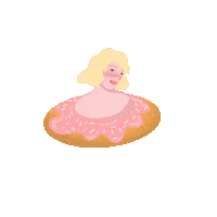 Food Woman Sticker