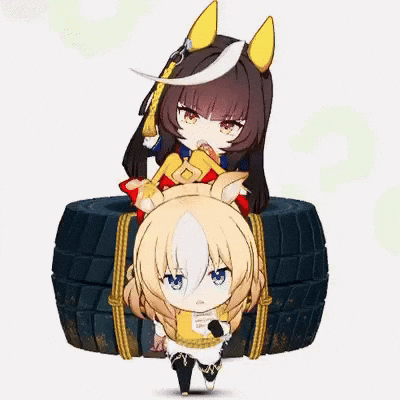 haveagoodday118 light horse training chibi GIF