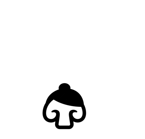 Sticker by kyriakides mushroom