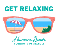 GetRelaxing navarre navarrebeach getrelaxing navarreflorida Sticker