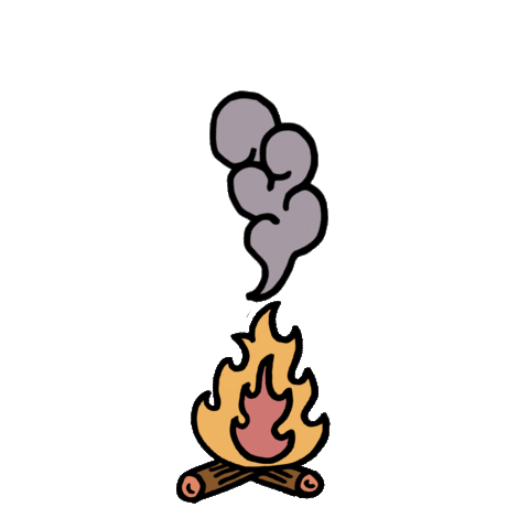 Camping Camp Fire Sticker by Backpacker's Pantry
