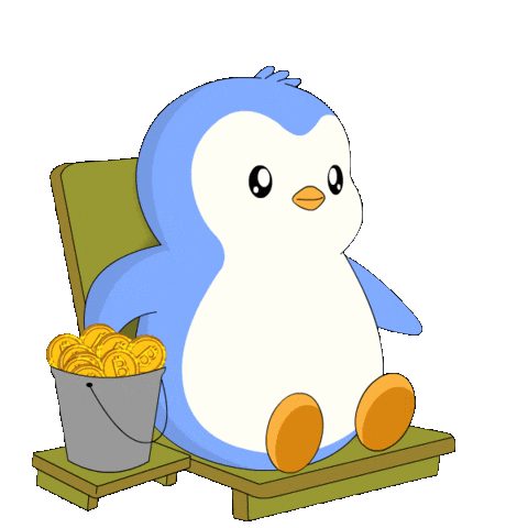 Money Crypto Sticker by Pudgy Penguins