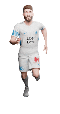 Duje Caleta Car Running Sticker by Olympique de Marseille