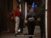 Star Trek Eating GIF by Goldmaster