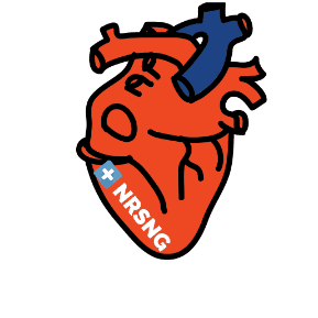 heart nursing school Sticker by NRSNG