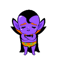 Halloween Dracula Sticker by NAPOYAN