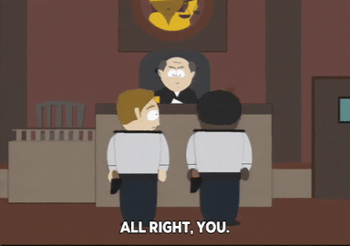 confused court GIF by South Park 