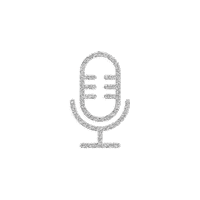 Glitter Podcast Sticker by Grace Lee