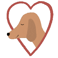Puppy Love Dog Sticker