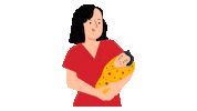 Sleepy Baby Sticker by Ma Mariam