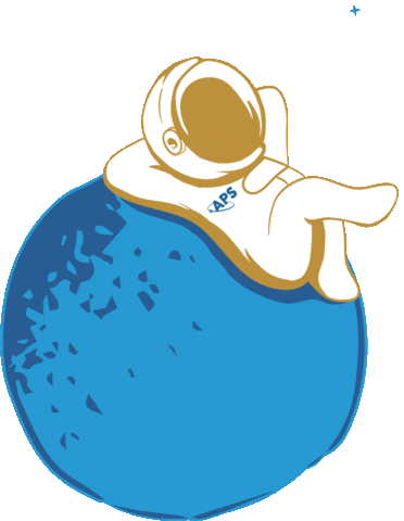Astronaut Summit Sticker by APSphysics