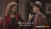 Sherlock Holmes Halloween GIF by PeacockTV