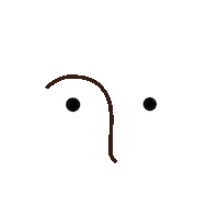 Suspicious Animation Sticker by Elise Miguel