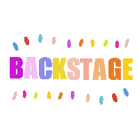 Backstage Sticker by grousseta