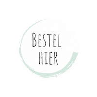 Bestel Hier Sticker by Hummelke Handmade