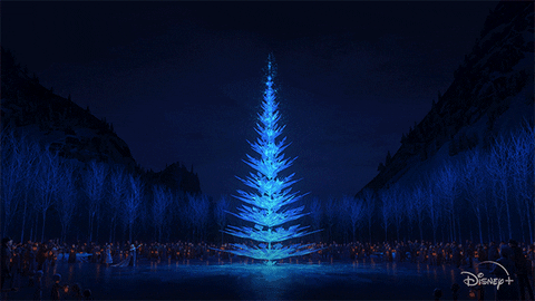 Christmas Tree Disney Plus GIF by Disney+