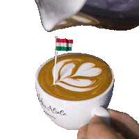 Coffee Time Hungary Sticker by Dritan Alsela Coffee