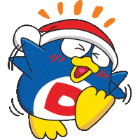 Happy Penguin Sticker by DON DON DONKI