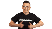 Funny Face Thumbs Up Sticker by Ramair