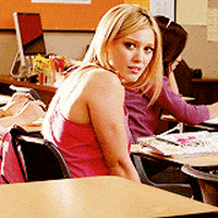 hilary duff school GIF