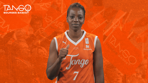 Basketball Thumbs Up GIF by Tango Bourges Basket