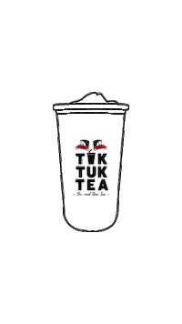 Tuktuktea tea boba drink banyuwangi sidoarjo Sticker