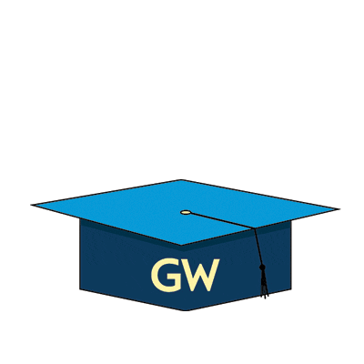 Gw Gwcommencement Sticker by George Washington University