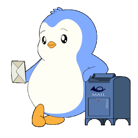 Post Office Sticker by Pudgy Penguins