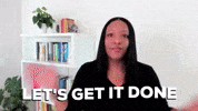 carinkilbyclark bossy boss lady get it done white background GIF