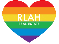 heart love Sticker by RLAH Real Estate