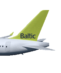 flying cabin crew Sticker by airBaltic