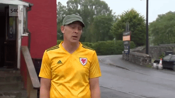 Wales Fan Takes a Tumble During TV Broadcast After Euro 2020 Win Over Turkey