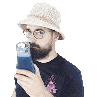 Party Beer Sticker by Mad Scientist