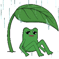 Sad Bad Day Sticker by fwogs